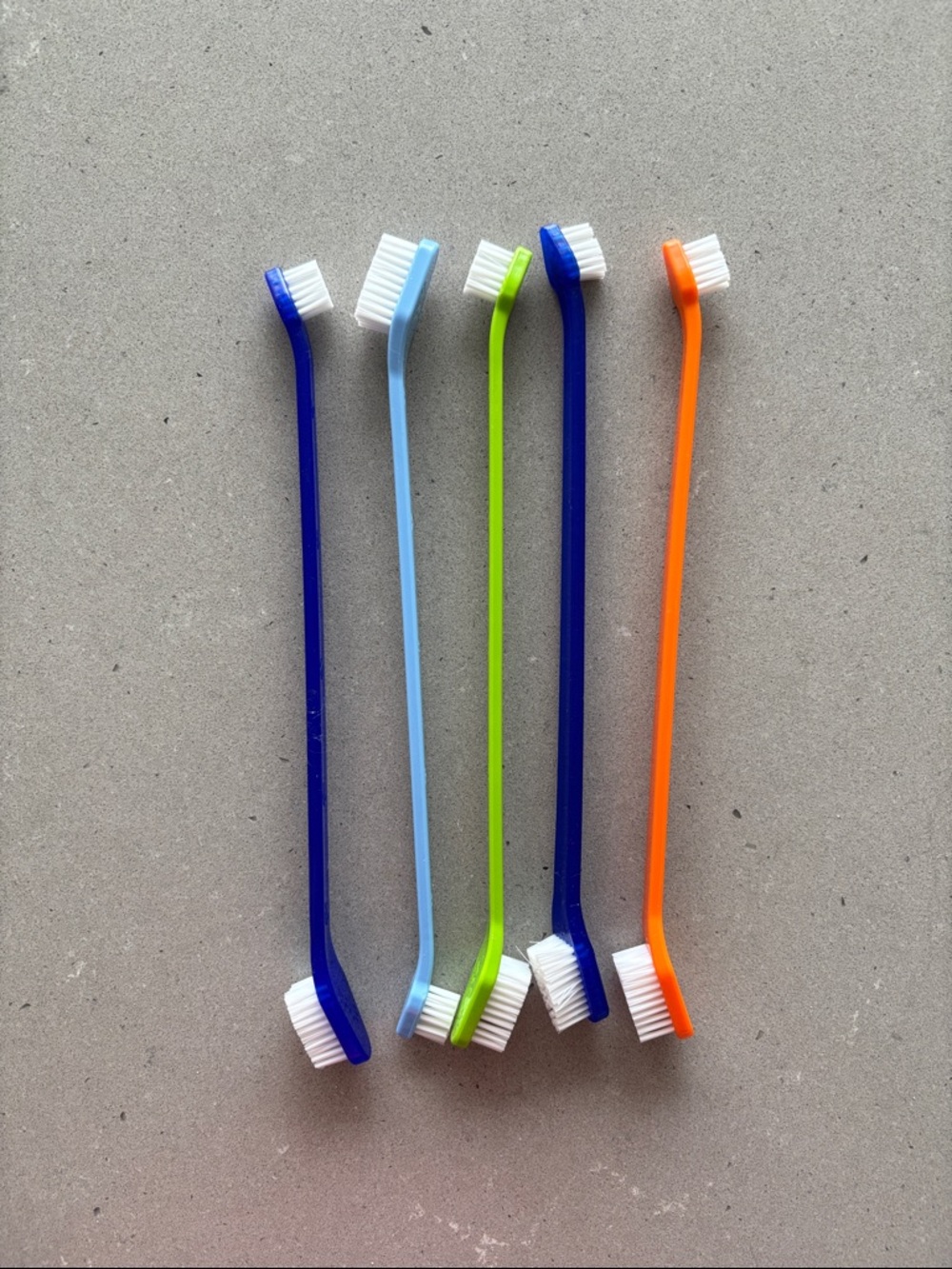 Dog toothbrushes - set of 5